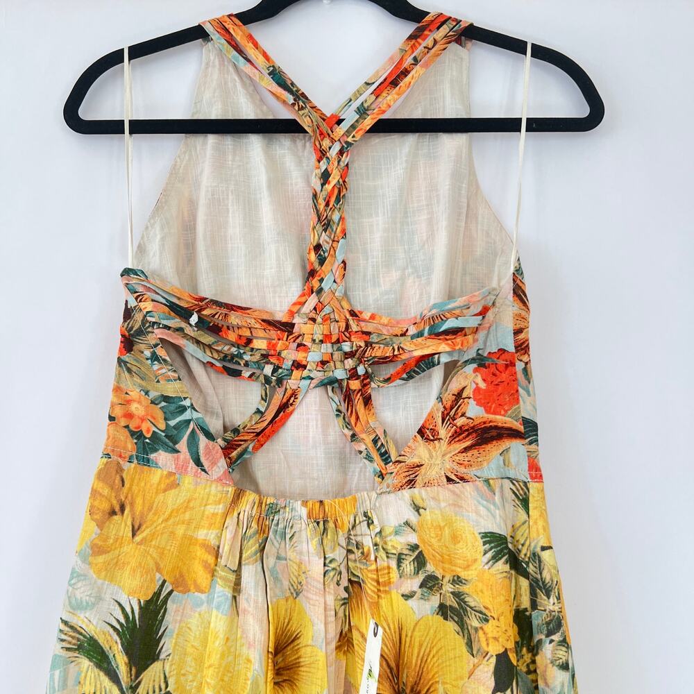 Anthropologie Pilcro Halter Tiered Maxi Dress Multicolor Size S NWT - Picture 10 of 12